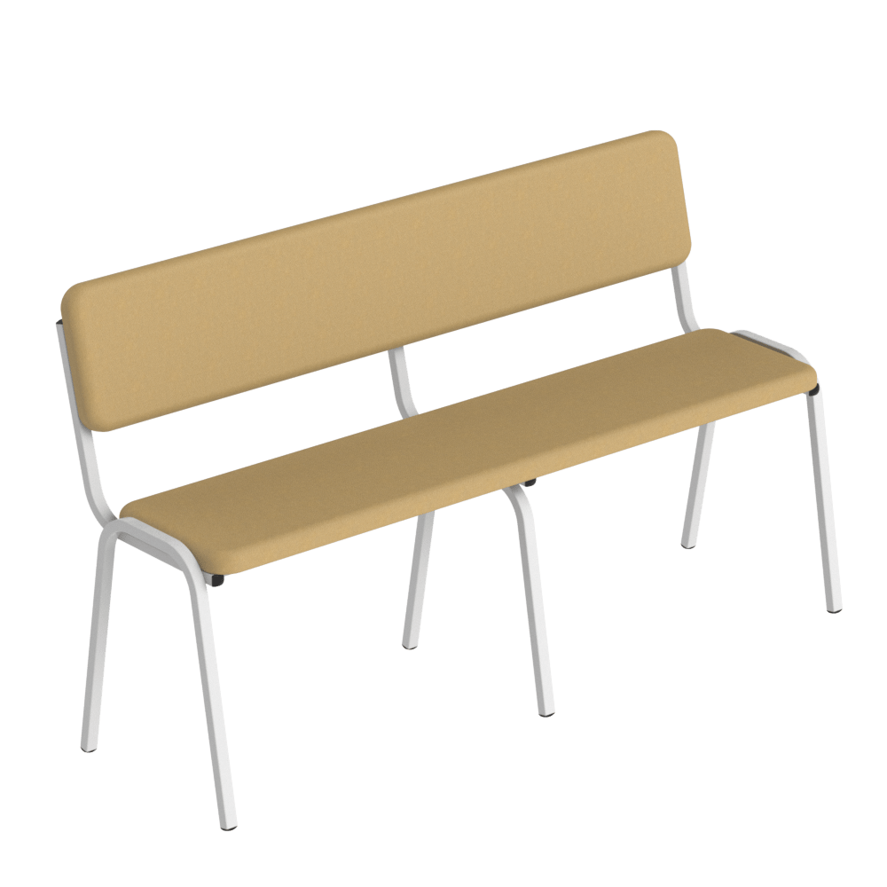 Лава зі спинкою "Аліса М" напівм'яка (шкірзам), 1200x350x770 мм МЕБЛІ-ТЕХНОСТИЛЬ